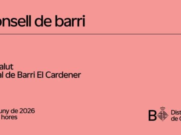 Participa en el Consejo de Barrio de Gràcia Participa en el Consejo de Barrio de Gràcia
